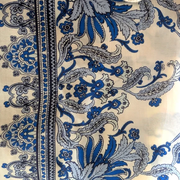 H&M Wide-Leg Loose Fit Drawstring Floral Pants - Picture 9 of 9